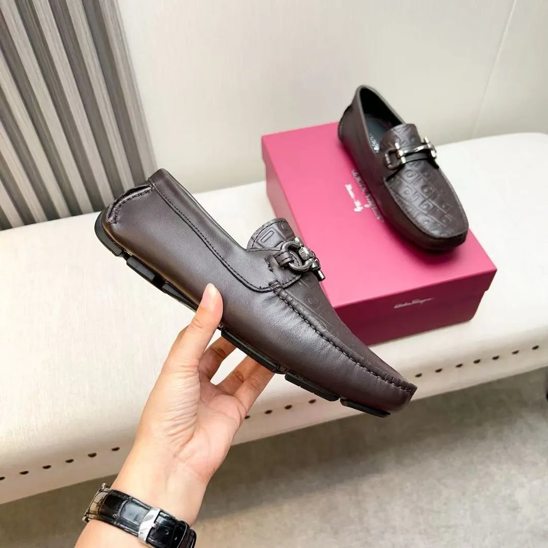 Men's men's shoes 💰620 Ferragamo new high-end quality 🔥 imported cowhide ➕ cowhide lining size 38-45